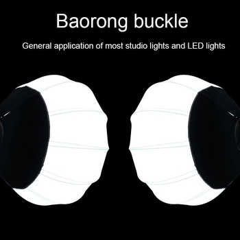 65 cm mekana svjetlosna kugla za fotografiju, softbox, sferni difuzor za prijenos uživo, aluminijski Bowens navoj