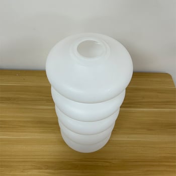 FS-HL102 Podna lampa s akrilnim abažurom, bijela, oblik tikve u danskom stilu, ambijentalno osvjetljenje Nordic Cream