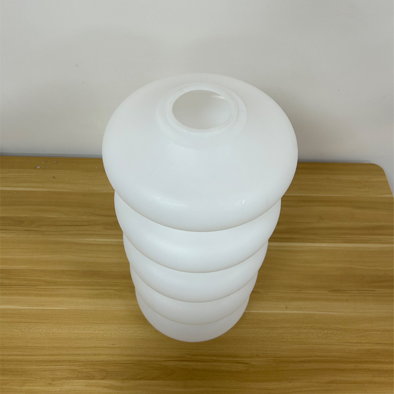 FS-HL102 Podna lampa s akrilnim abažurom, bijela, oblik tikve u danskom stilu, ambijentalno osvjetljenje Nordic Cream