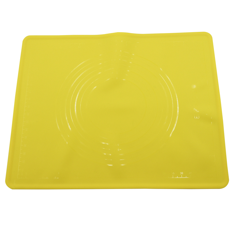 Nova silikonska podloga za mijesenje tijesta 50×40 cm s debelim rubom koji zadržava vodu, otporna na visoke temperature, vodootporna kuhinjska podloga za pečenje