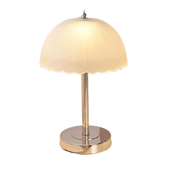 Nordski stil visoko-kvalitetna stolna lampa za spavaću sobu – noćna lampica uz krevet, minimalistički dizajn, nježni luksuz, topla noćna svjetlost
