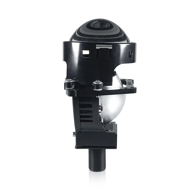 Far LED auto cu lentilă dublă de 3 inch, compatibil H4/H7 și 9005/9006, fascicul înalt și jos, 55W