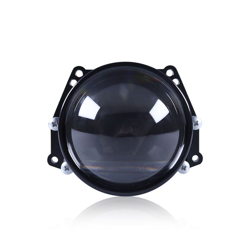 Far LED auto cu lentilă dublă de 3 inch, compatibil H4/H7 și 9005/9006, fascicul înalt și jos, 55W