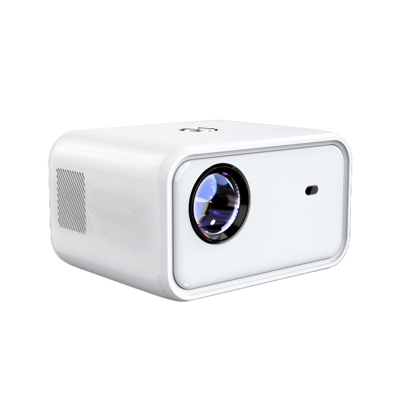 Android проектор с 1080p, двучастотен Wi‑Fi, моторизиран фокус и интелигентни функции, голям екран