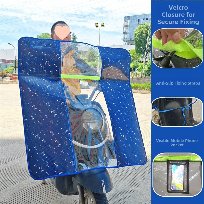 PVC prednji štitnik za električna vozila i motocikle, prozirni kišni štitnik, ljetna zaštita od sunca, univerzalno za sva godišnja doba