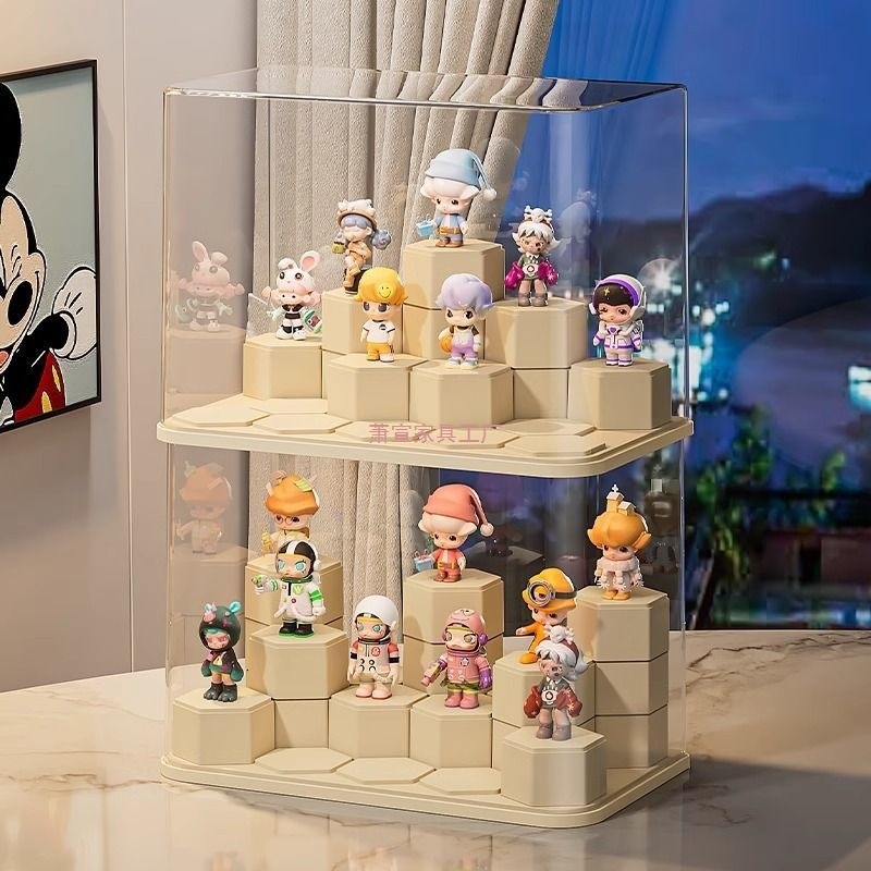 Prozirna akrilna kutija za Blind Box, vitrina za zaštitu od prašine, za zbirke figurica i setove za slaganje