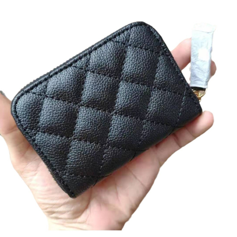PU kviltirani novčanik sa zipom za novčiće i kartice, clutch za telefon
