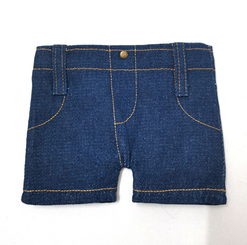 Sklopivi novčanik u obliku traperica, mini platneni novčanik s pretincima za kovanice i kartice, unisex