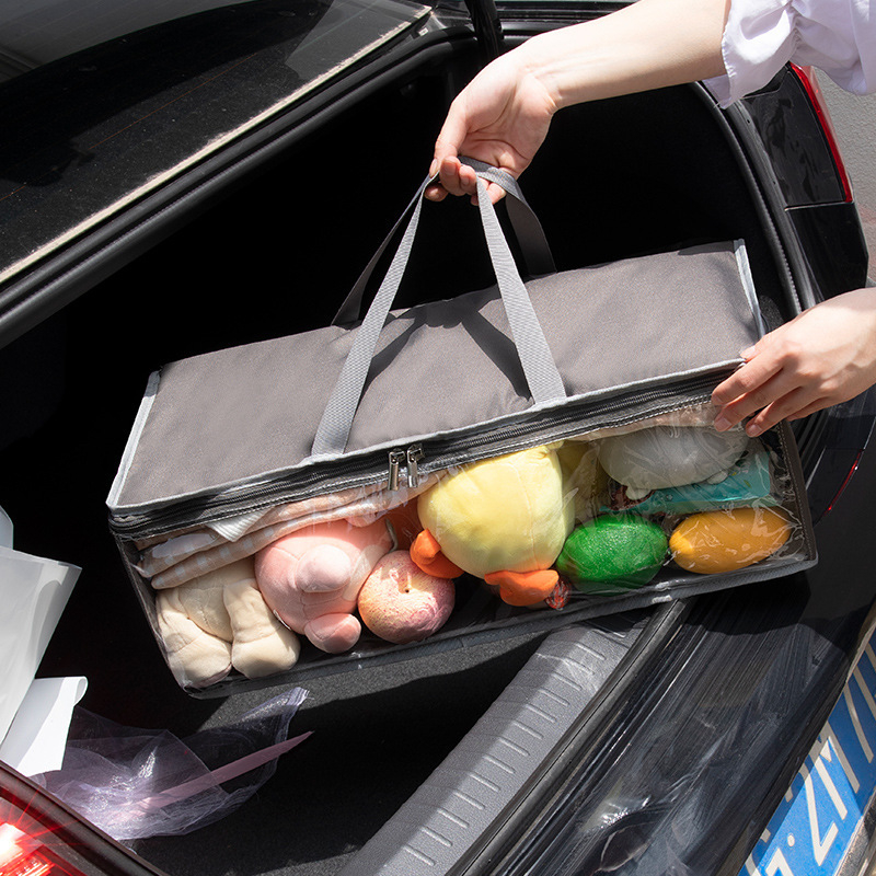 Sklopivi organizator stražnjeg prostora automobila za putovanja – garderobni organizator za odjeću i dodake