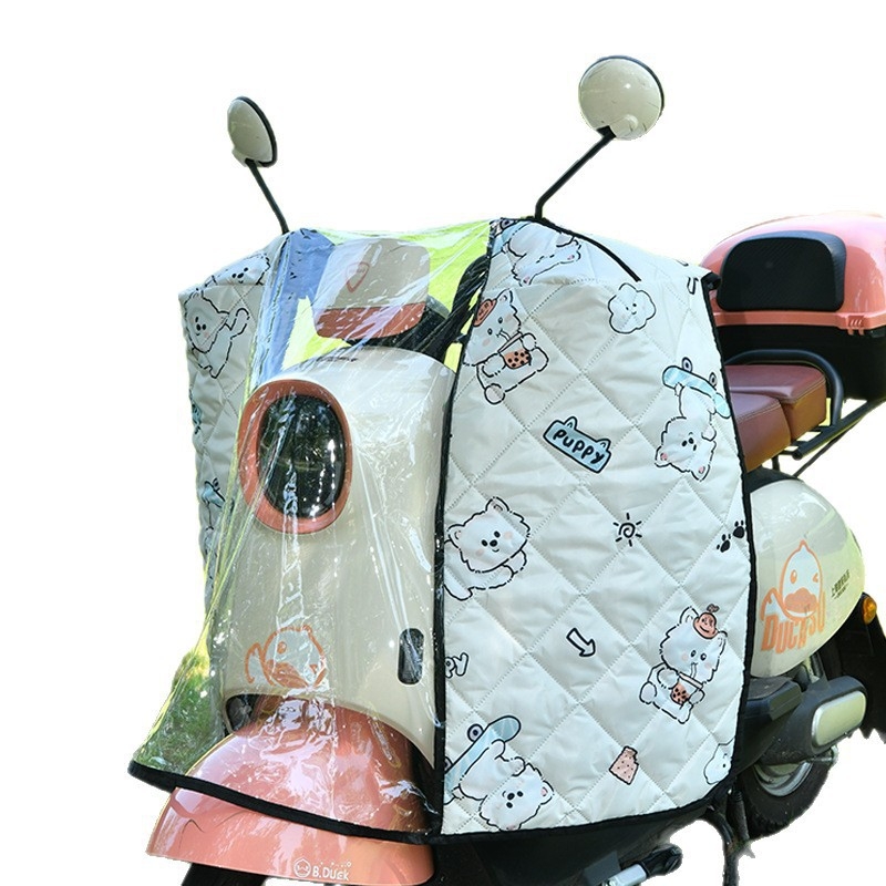 Prednji zaštitnik vjetra i kiše za električna vozila, prozirni pokrov za električne bicikle i motocikle, univerzalno za sve sezone