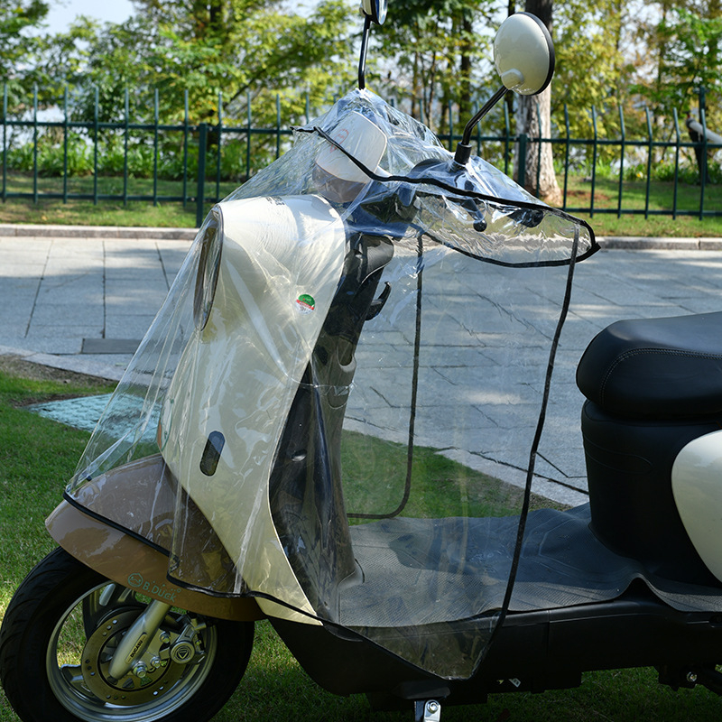 Prednji zaštitnik vjetra i kiše za električna vozila, prozirni pokrov za električne bicikle i motocikle, univerzalno za sve sezone