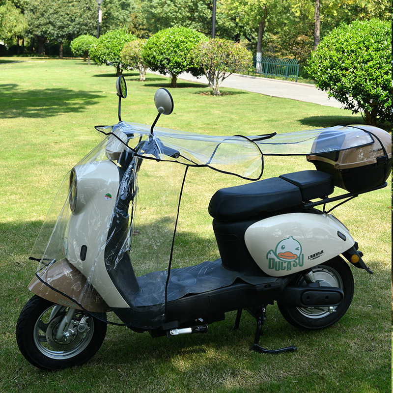 Prednji zaštitnik vjetra i kiše za električna vozila, prozirni pokrov za električne bicikle i motocikle, univerzalno za sve sezone