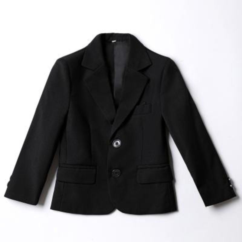 Sacou negru pentru copii — uniformă școlară și ținută formală pentru spectacole