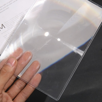 PVC-180x120 povećalo za značku za knjigu, ultra-tanka prozirna kartica za čitanje cijele stranice