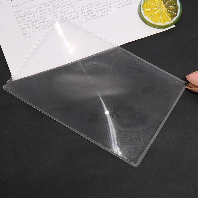 PVC-180x120 povećalo za značku za knjigu, ultra-tanka prozirna kartica za čitanje cijele stranice