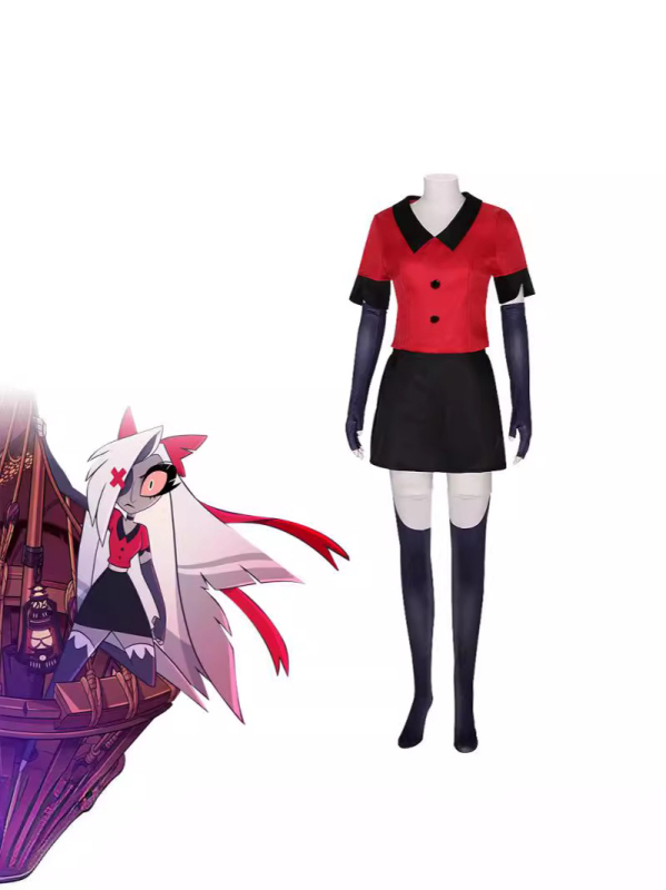 Zihuangman Hazbin Hotel Hell Inn cosplay kostim — stil Extreme Villain, isti dizajn