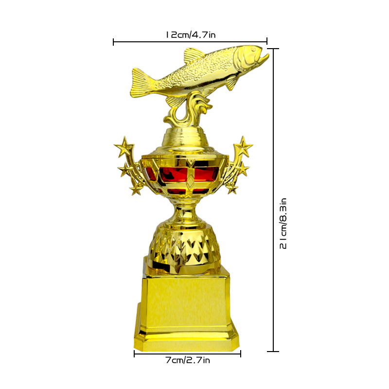 Plastični trofej ribe za prvenstvo u morskom ribolovu – spomen-nagrada za sudjelovanje