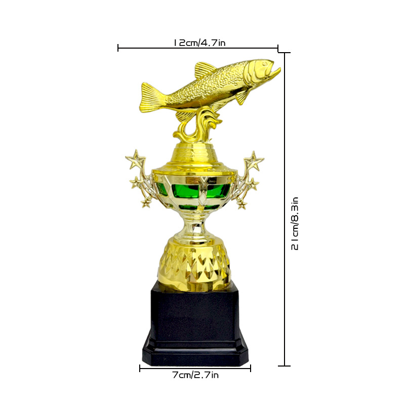 Plastični trofej ribe za prvenstvo u morskom ribolovu – spomen-nagrada za sudjelovanje
