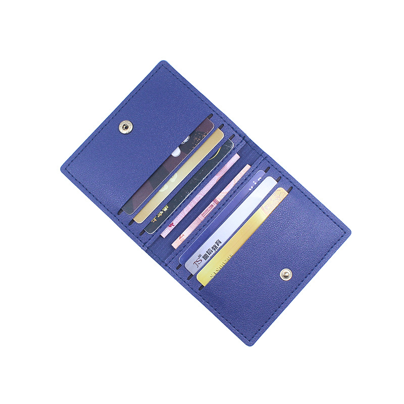 Ultra-tanki držač kartica za bankovne kartice, osobnu iskaznicu i vozačku dozvolu — kompaktni minimalistički PU materijal, unisex.