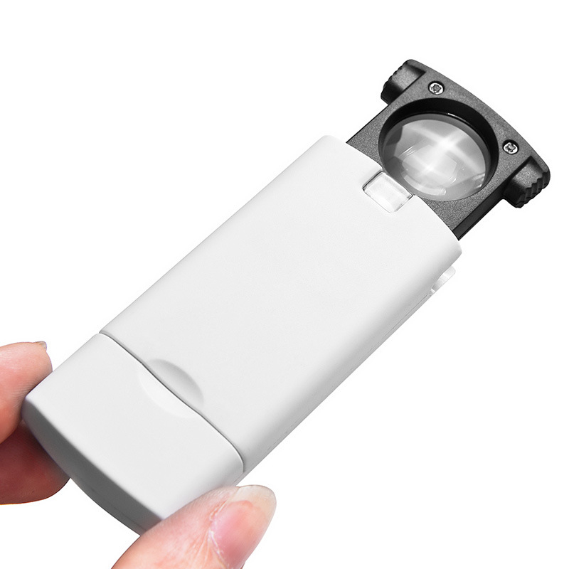 20x izvučna lupa s LED rasvjetom, prijenosna HD lupa za nakit, jadeit, kaligrafiju, poštanske marke i geološko ispitivanje