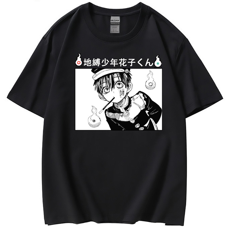 Toilet-Bound Hanako-kun γυναικείο βαμβακερό T-shirt με γραφικό σχέδιο, χαλαρή γραμμή, στρογγυλή λαιμόκοψη, κοντομάνικο, καλοκαιρινή συλλογή 2021