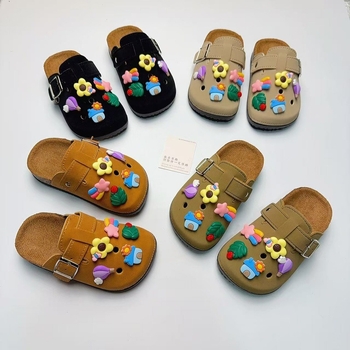 Nove dječje Crocs-stil cipele s rupicama, DIY crtić dizajn za ljeto, jednostavno obuvanje, protuklizne