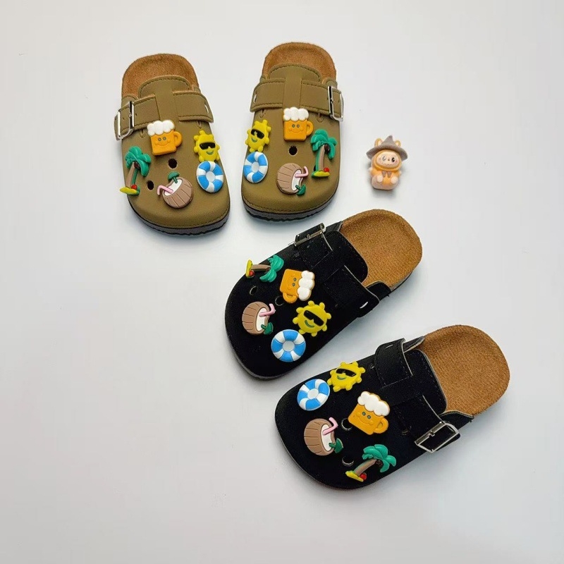Nove dječje Crocs-stil cipele s rupicama, DIY crtić dizajn za ljeto, jednostavno obuvanje, protuklizne