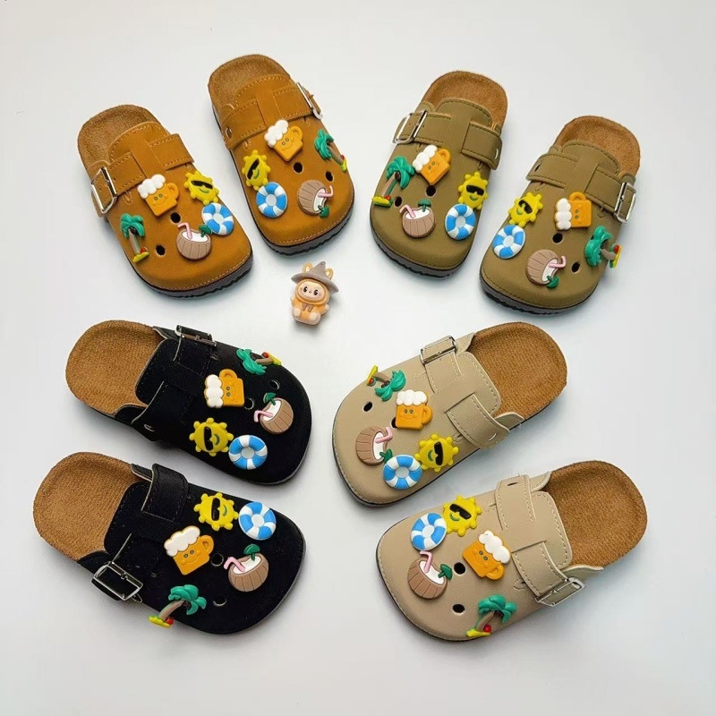 Nove dječje Crocs-stil cipele s rupicama, DIY crtić dizajn za ljeto, jednostavno obuvanje, protuklizne