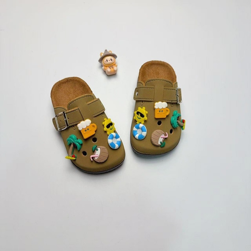 Nove dječje Crocs-stil cipele s rupicama, DIY crtić dizajn za ljeto, jednostavno obuvanje, protuklizne