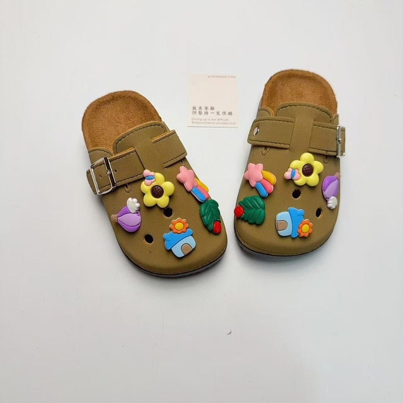 Nove dječje Crocs-stil cipele s rupicama, DIY crtić dizajn za ljeto, jednostavno obuvanje, protuklizne