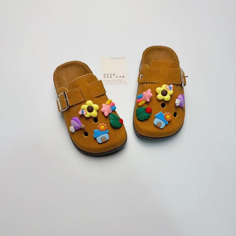 Nove dječje Crocs-stil cipele s rupicama, DIY crtić dizajn za ljeto, jednostavno obuvanje, protuklizne