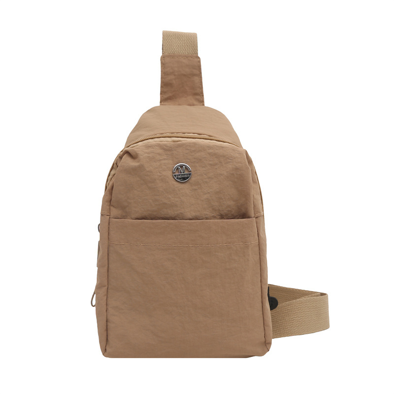 Notelli ženska nylon crossbody torba, ulični stil, jesen 2025, lagana, unutarnja pretinac za mobitel, zatvaranje na zip, vanjska otvorena pretinac