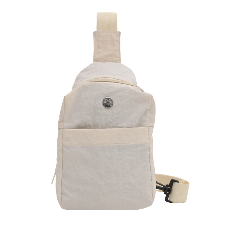 Notelli ženska nylon crossbody torba, ulični stil, jesen 2025, lagana, unutarnja pretinac za mobitel, zatvaranje na zip, vanjska otvorena pretinac