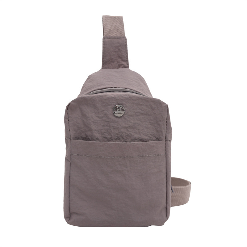 Notelli ženska nylon crossbody torba, ulični stil, jesen 2025, lagana, unutarnja pretinac za mobitel, zatvaranje na zip, vanjska otvorena pretinac