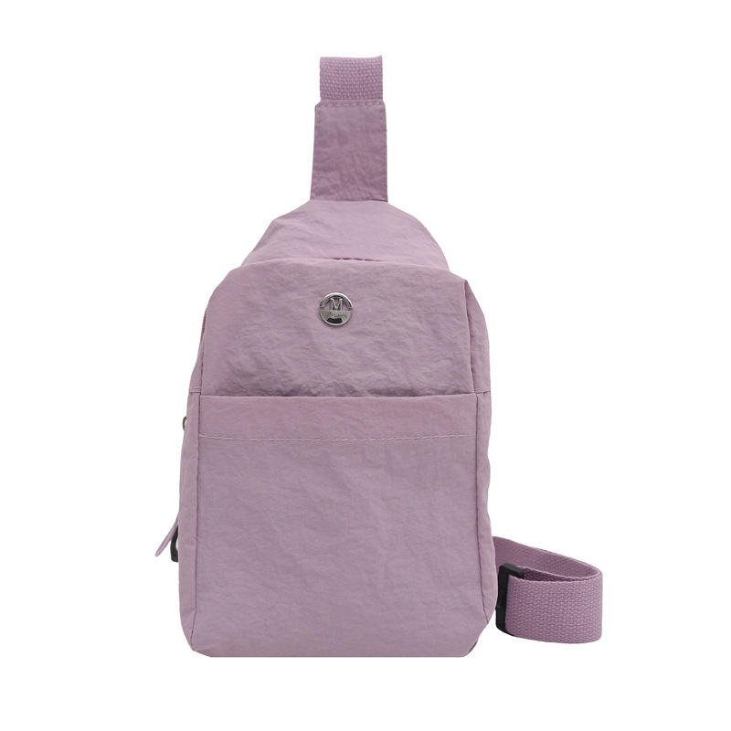 Notelli ženska nylon crossbody torba, ulični stil, jesen 2025, lagana, unutarnja pretinac za mobitel, zatvaranje na zip, vanjska otvorena pretinac