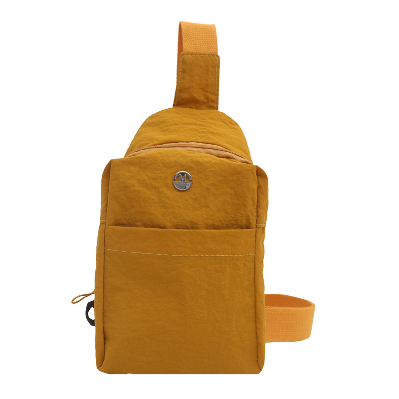 Notelli ženska nylon crossbody torba, ulični stil, jesen 2025, lagana, unutarnja pretinac za mobitel, zatvaranje na zip, vanjska otvorena pretinac