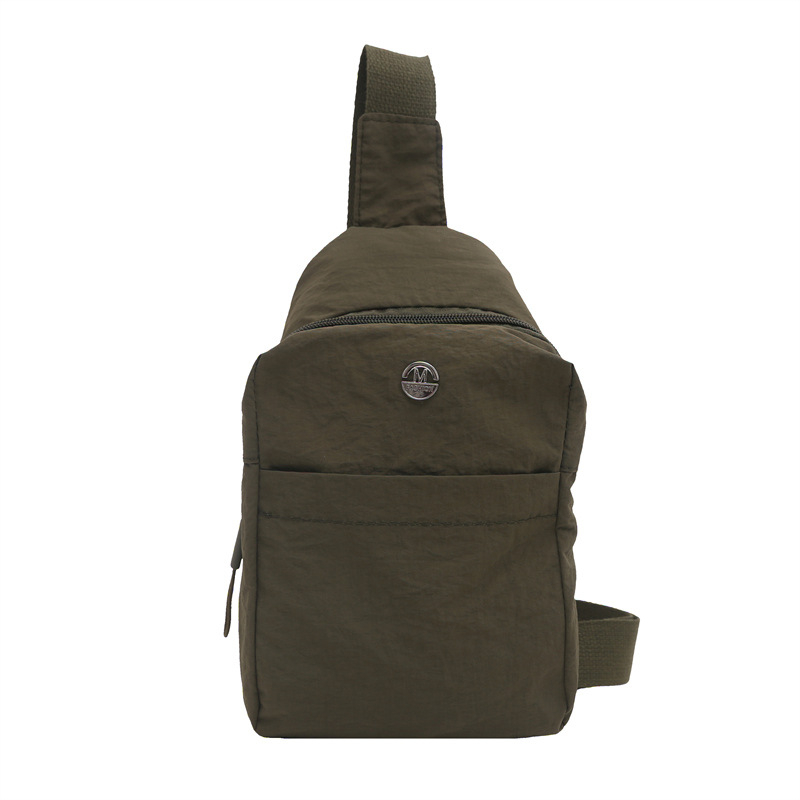 Notelli ženska nylon crossbody torba, ulični stil, jesen 2025, lagana, unutarnja pretinac za mobitel, zatvaranje na zip, vanjska otvorena pretinac