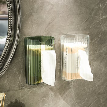 Zidna kutija za maramice, ovalnog oblika, za kupaonicu i dnevni boravak