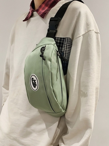 Ženska platnena crossbody torbica za pojas, minimalističkog dizajna, višefunkcionalna, velika kapaciteta, vodootporna.