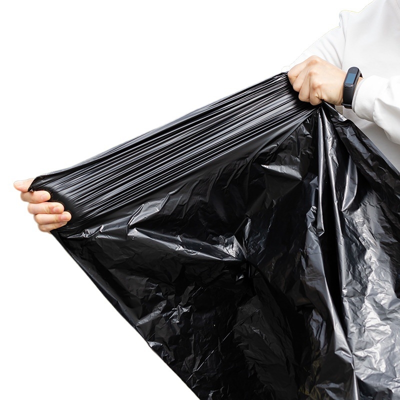 Velika debela vreća za otpad za kućnu i komercijalnu uporabu, kuhinja i catering, crna, velika veličina, 60/70/80, plastika