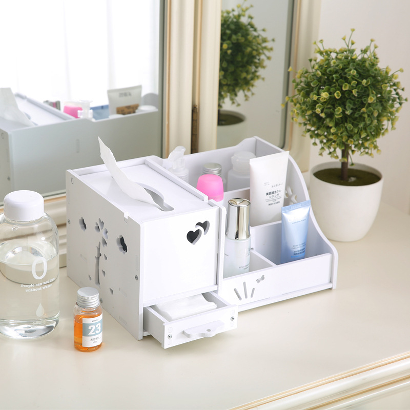 Organizator daljinskih upravljača i kutija za maramice — višenamjenska plastična kutija s izvučnim dizajnom za dnevnu sobu