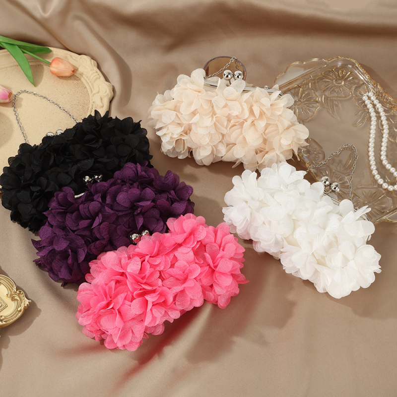 Lagano luksuzna večernja clutch s motivom latice, za vjenčanja, elegantna torbica za kumu s noćnim klubskim štihom