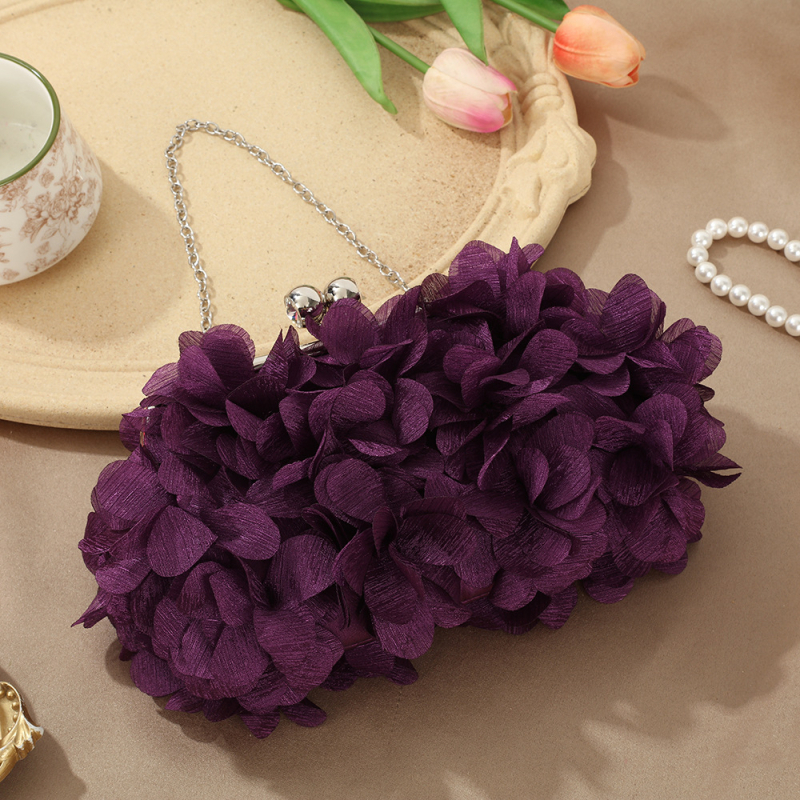 Lagano luksuzna večernja clutch s motivom latice, za vjenčanja, elegantna torbica za kumu s noćnim klubskim štihom