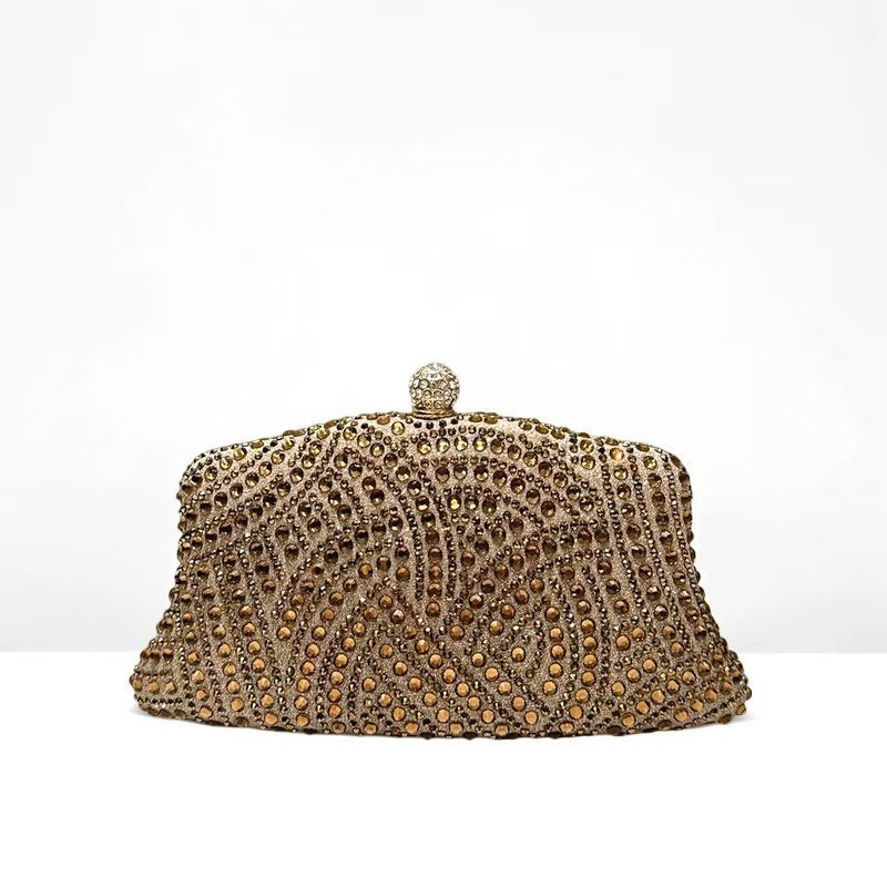 Akrilna večernja clutch torba za žene s kristalima – elegantna i luksuzna