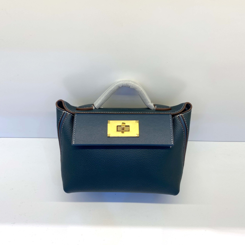 Anlin Leather Goods Dumpling torba, mala veličina, nosenje u ruci/na ramenu/crossbody, od kože prvog sloja teleće kože, podstata od Super Fibre, gradski minimalistički stil