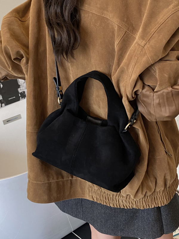 Yunduo Dumpling Bag za žene, jesen 2025, moderna lunchbox torba s francuskom teksturom, preko ramena