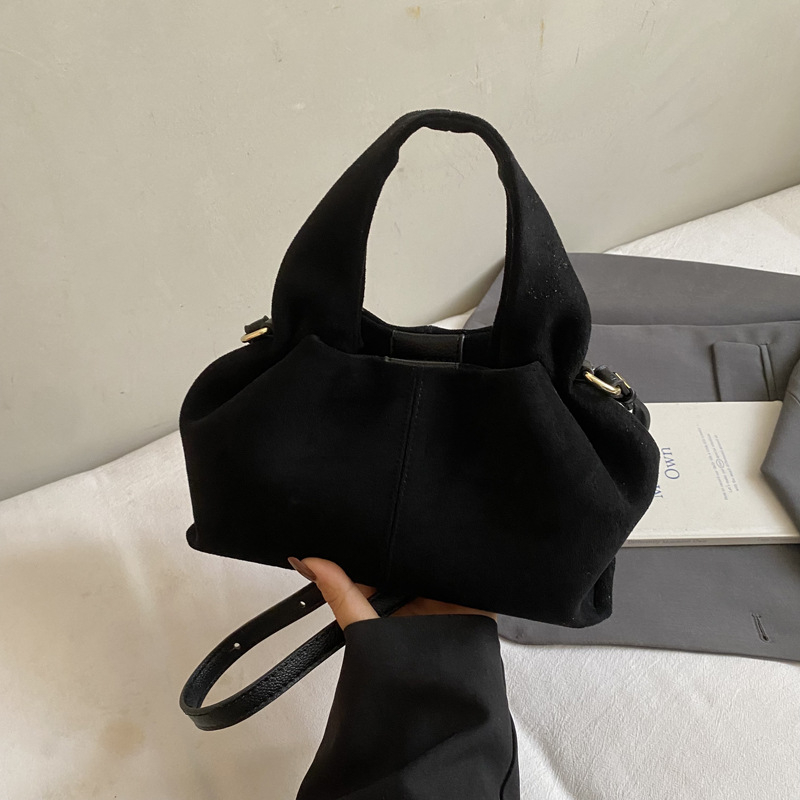 Yunduo Dumpling Bag za žene, jesen 2025, moderna lunchbox torba s francuskom teksturom, preko ramena