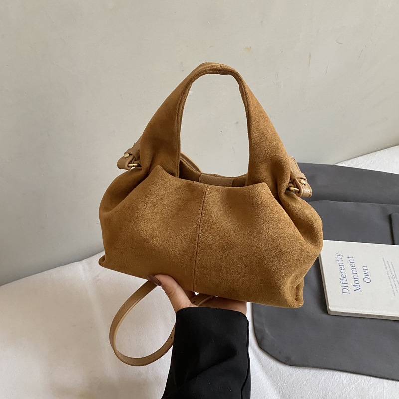 Yunduo Dumpling Bag za žene, jesen 2025, moderna lunchbox torba s francuskom teksturom, preko ramena