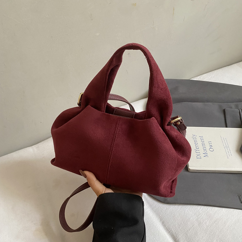 Yunduo Dumpling Bag za žene, jesen 2025, moderna lunchbox torba s francuskom teksturom, preko ramena