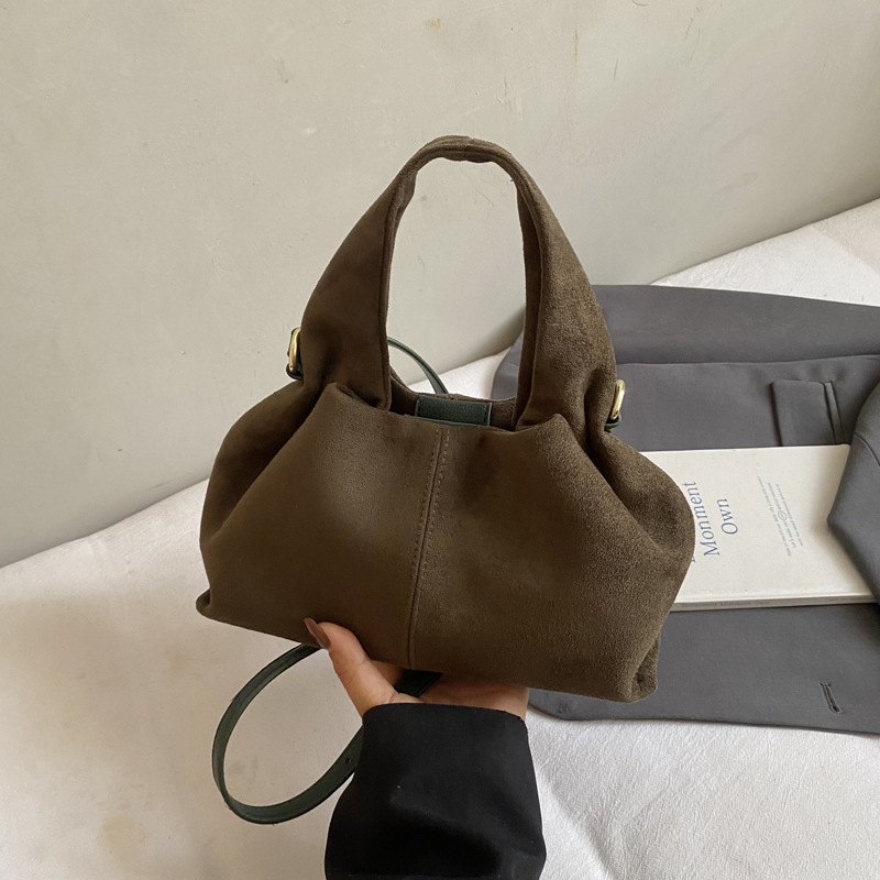 Yunduo Dumpling Bag za žene, jesen 2025, moderna lunchbox torba s francuskom teksturom, preko ramena